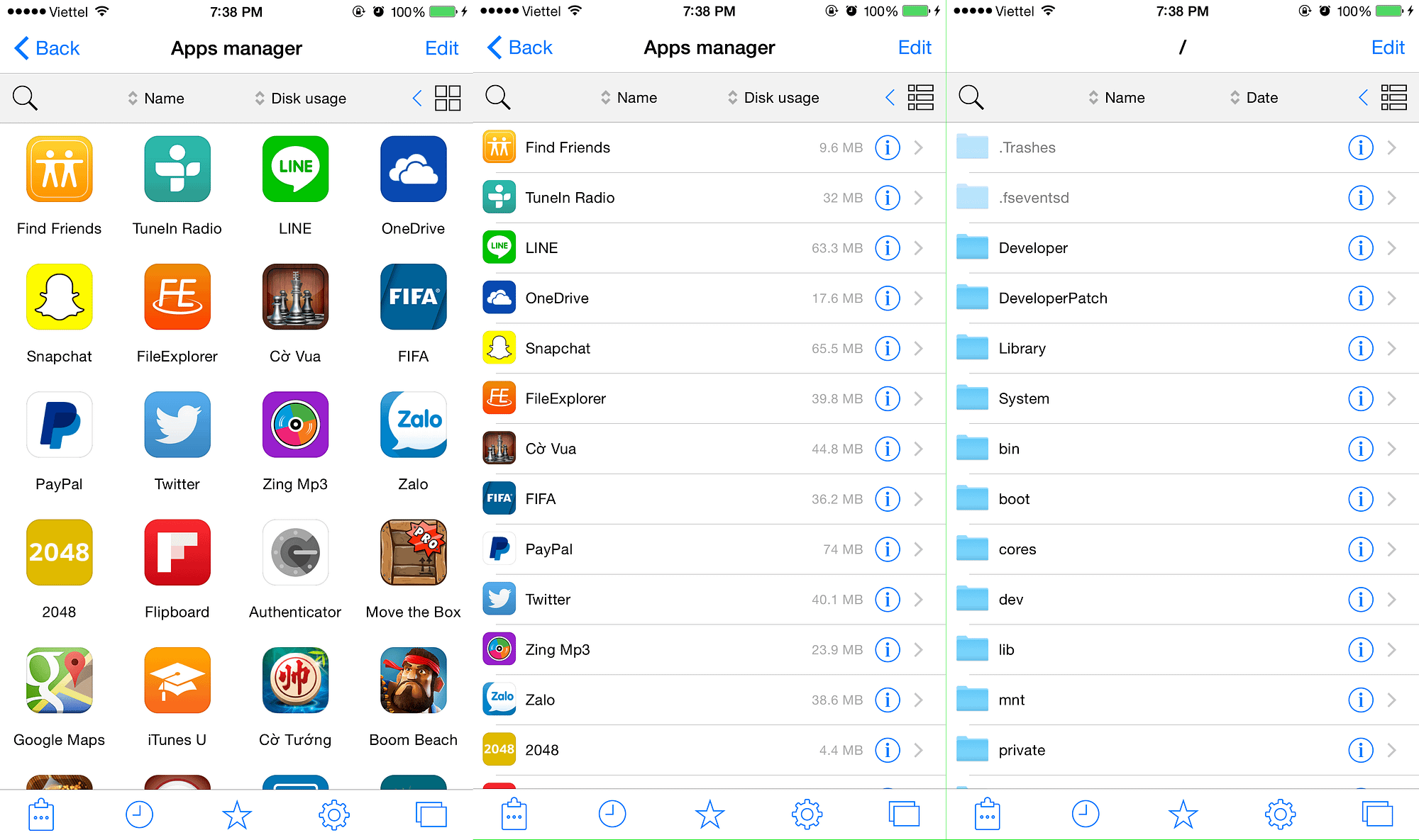 أداة Filza File for iOS 11 البديلة لأداة iFile أداة Filza File for iOS 11 البديلة لأداة iFile